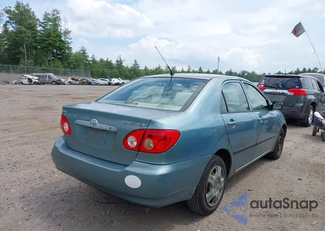 2006 Toyota Corolla Ce из США, поврежденный, VIN 2T1BR32E26C656949